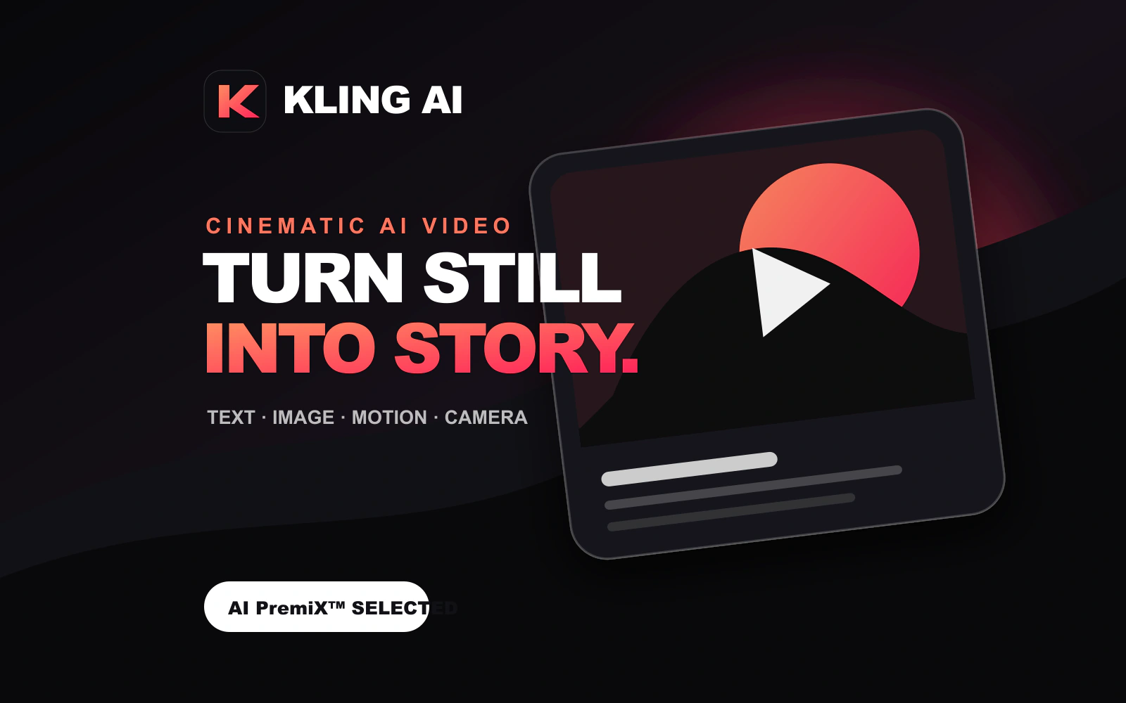 پوستر اکانت Kling AI یک‌ماهه با ۶۵ تا ۲۶٬۰۰۰ کردیت